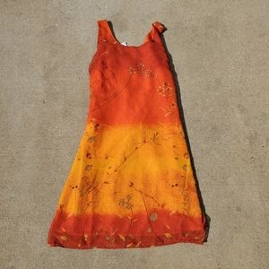 Emeralda Sleeveless Midi Dress sz Small